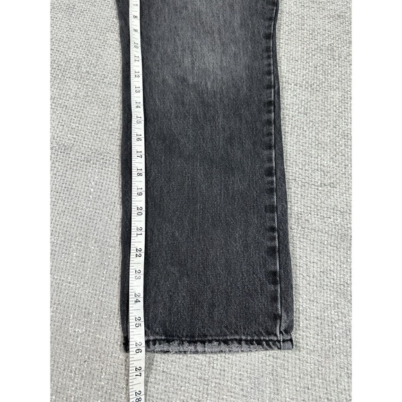 Good American Jeans Womens 27/4 Black Good Heritage Straight Stretch GNDU999BT - Picture 7 of 14